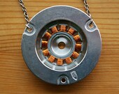 Cyberpunk Arc Reactor Motor Winding Necklace