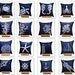 Anchor Pillow Cover,Decorative Pillow Cover, Navy Blue Pillow with White Anchor,Throw Pillow Cover 18 x 18, Pillow Case