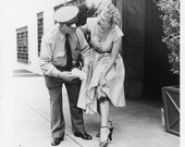 Original 1950s  Sexy PINUP photo of Burlesque Queen GARTER Doorman NYC New York