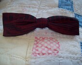 Vintage Black and Red Bowtie by Jet in NYC