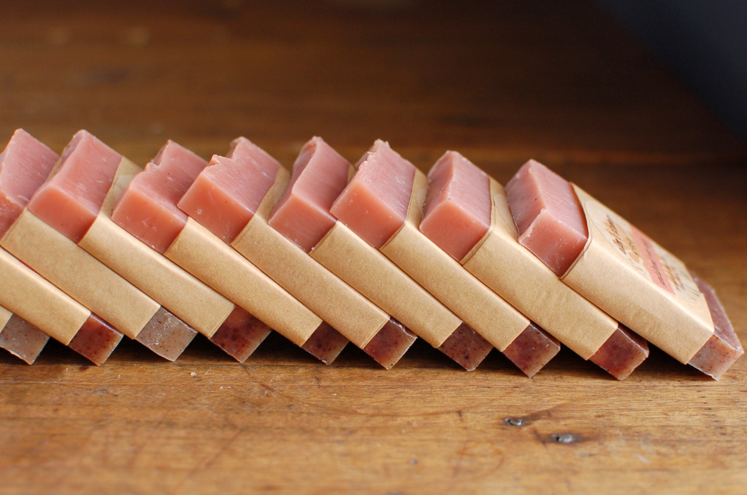 50 Organic Soap Favors for Weddings, Births and Special Occasions. Natural cold-processed soap with custom wrapping.