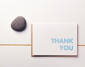 Elegant and Modern Thank You Cards Letterpress