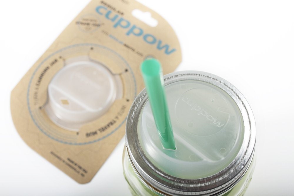 Cuppow Mason Jar To Go Lid - Widemouth Jar