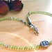 Gentle Spiral Dance Through Life - Necklace / Artisan Silver , Peridot, Tourmaline