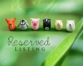Reserved Listing - Deposit For Custom Dog Sculpture - Hand Sculpted Miniature Polymer Clay Animal
