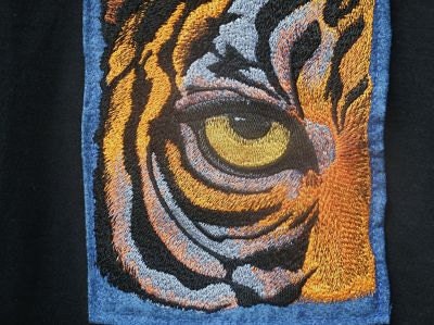 Auburn Tiger Embroidered Custom Tshirt Eye of the Tiger