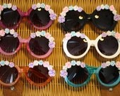 SALE- Flower Child Sunglasses with ceramic embellishments