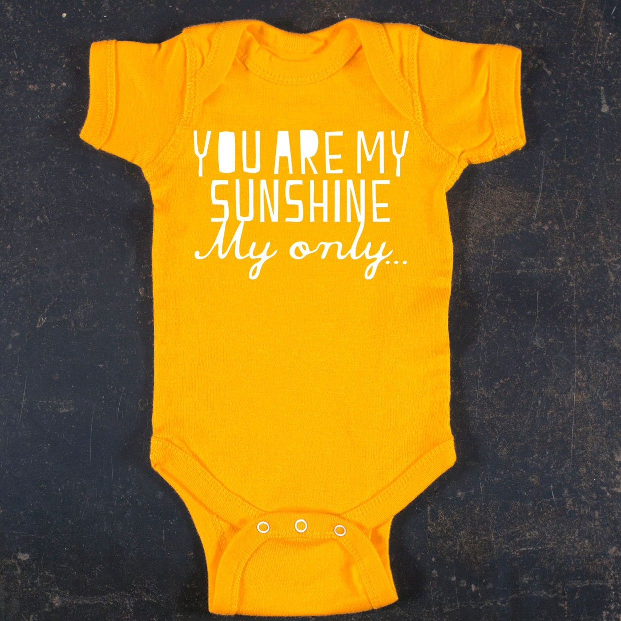 You are My Sunshine My Only Graphic Baby Bodysuit By TrulySanctuary, Great Baby Shower Gift, First Birthday Gift Or Party Favor