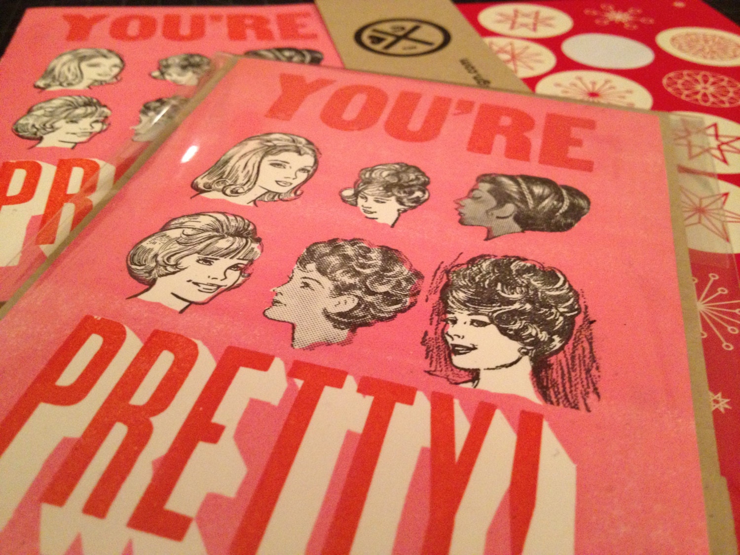 single "You're Pretty" Valentine's card