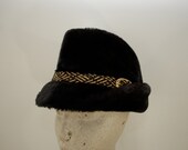 Vintage OLD MAN winter hat with ear flaps sz. medium