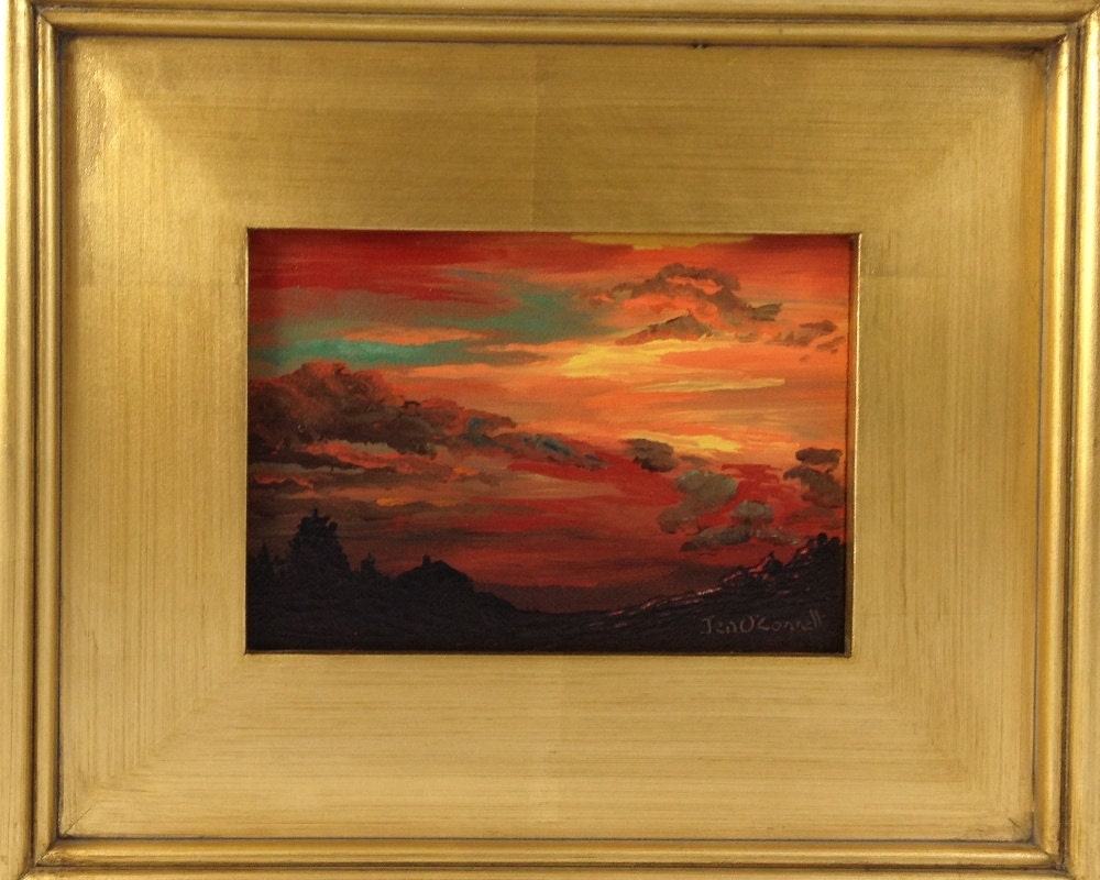 Sky at Dusk - Original Acrylic Painting