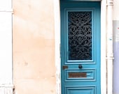 Paris Photography - 31 Blue Door in Montmartre Paris France - 8x10 Paris Fine Art Photograph- affordable home decor