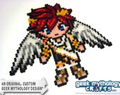 Pit Kid Icarus Nintendo - Classic Chibishou Original Design Pixel Bead Sprite