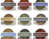 CHOOSE 3 LARGE Herb Spice Blends, Spices, Spice Kit, World Flavors, Grilling, Healthy Salads, Comfort Food, Pasta, Gourmet Gift