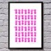 Neon Pink Moka Express silkscreen print JanuarySale