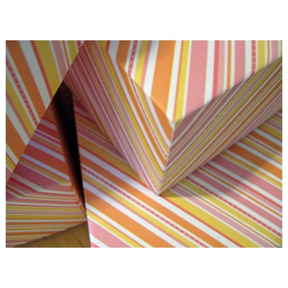 Peppermint Candy Pin Stripes - Gift Boxes