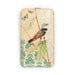 Leather iPhone  / new iTouch Case - Bird on branch with butterflies