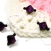 Removable Stitch Markers Set, Crochet, Snag Free, Beaded, Purple, Black,  DIY Crafts, Gift, TJBdesigns