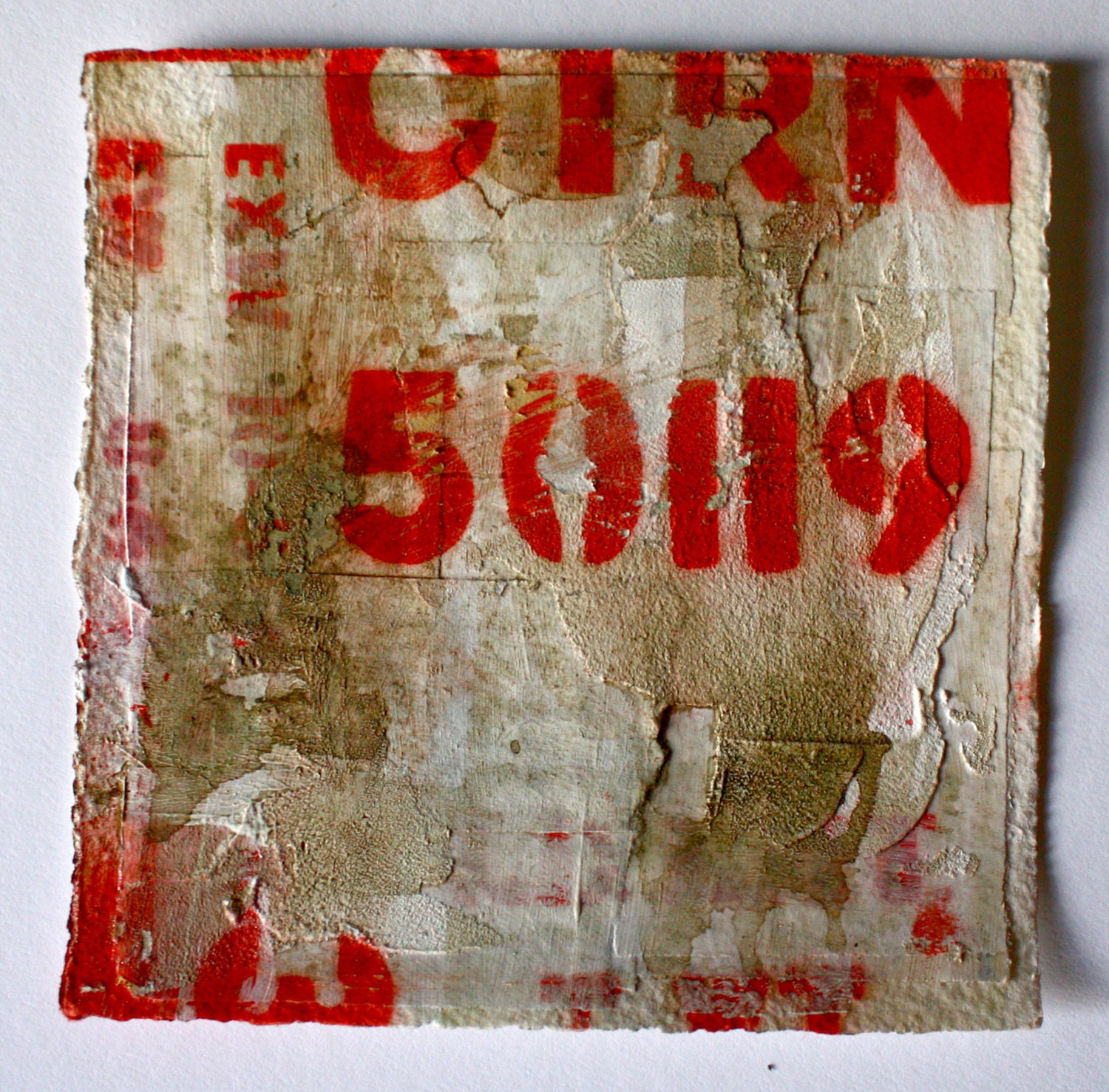 Painting No. 50119 on heavy water color paper