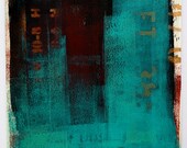 Painting "Unconscious No.1" on water color paper