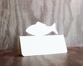 Wedding Place Cards Fish Set of 50 Meal Choice