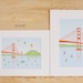 San Francisco Golden Gate Bridge Art Print 11"x14" - California, Wall Art, Home Decor, Nursery, balloon, Sailing, Yacht