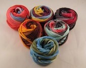 Small Yarn Ball Sampler- Multicolored 60 Yards Total