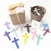 50 Cross Wedding Favors or Party Favor Garden Gift Sets Personalized by Nature Favors