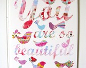 You Are So Beautiful To Me (PINK) 8.3 x 11.7 inch (A4)