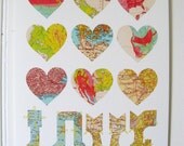 Love Print 8.3 x 11.7 inches A4 size
