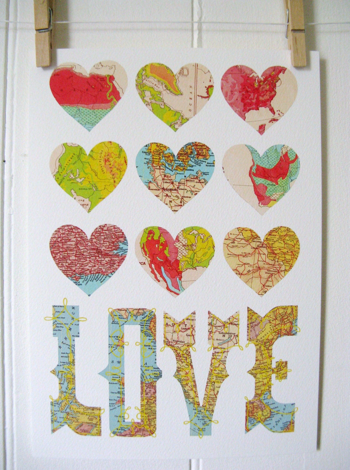 Love Print 8.3 x 11.7 inches A4 size