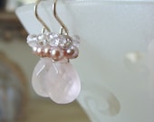 Rose Quartz Earrings