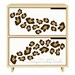 Animal Print wall decals set of 30 decals BROWN and TAN - seen on MTV Teen Moms