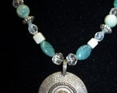 Blue Green Necklace