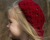 Permission to Sell Finished Item CROCHET PATTERN PDF Crocheted Hat - Doily Slouch Hat Pattern 045