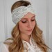 Pale Green Stretch Lace. Two-Way Headband. Tuban Style Headband