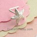 Starfish cartilage earrings helix earrings, tragus earrings, ONE starfish stud choose 20g 18g shiny or oxidized