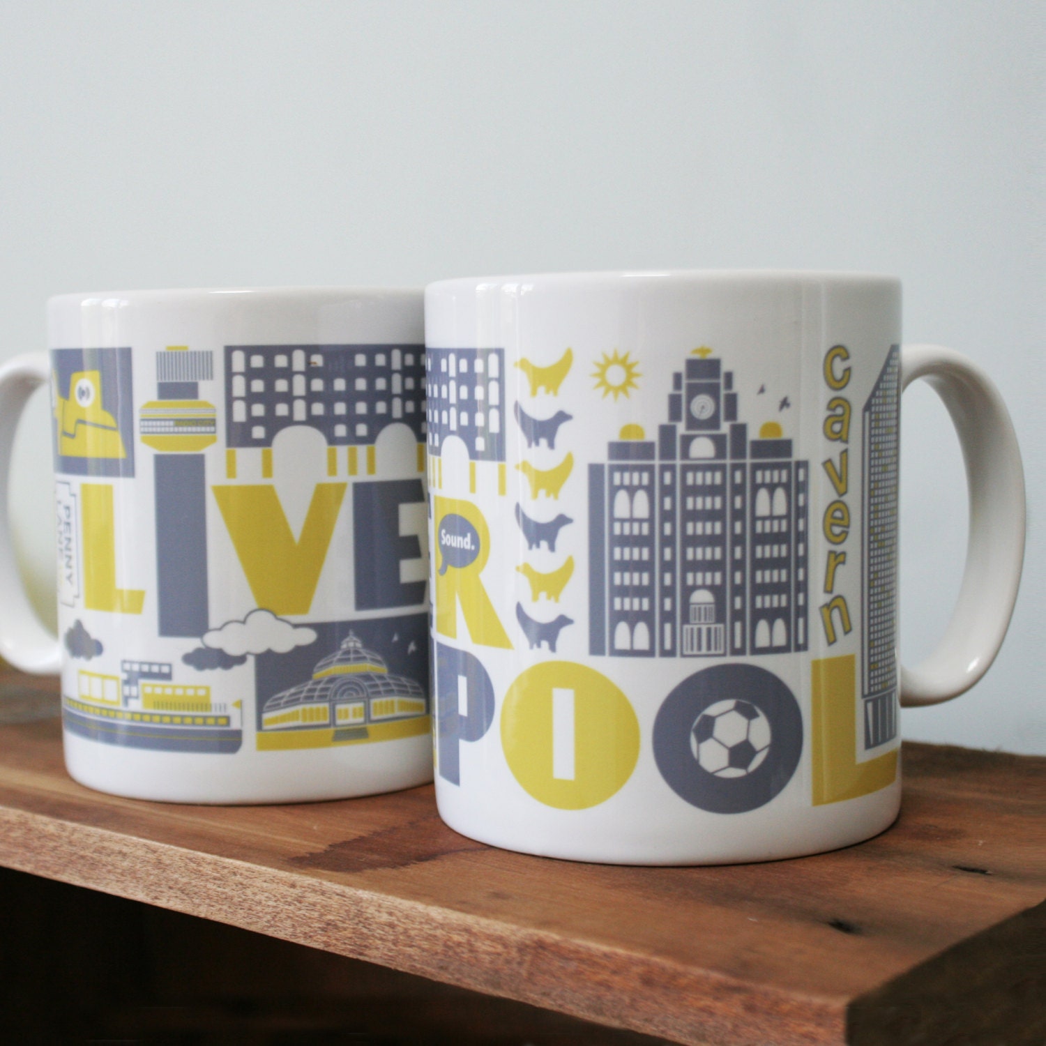 Liverpool Typographic mug