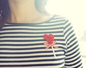 Special Listing to Dee.  Sweets Lollipop Heart Broochs