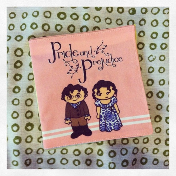 Pride and Prejudice cloth quiet book for toddler baby Jane Austen