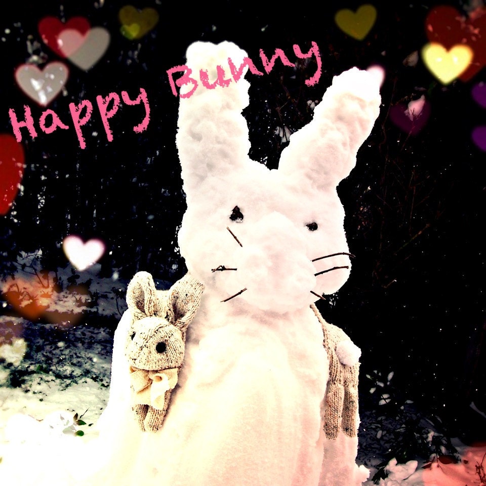 Natural Vegan Bunny Rabbit Scarf