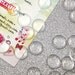 18mm Clear Glass Dome Cabochons, for 20mm Ring Setting - 6 pc set