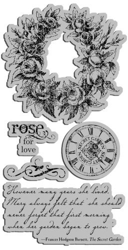 Cling Rubber Stamp Set 1 - Secret Garden - Graphic 45