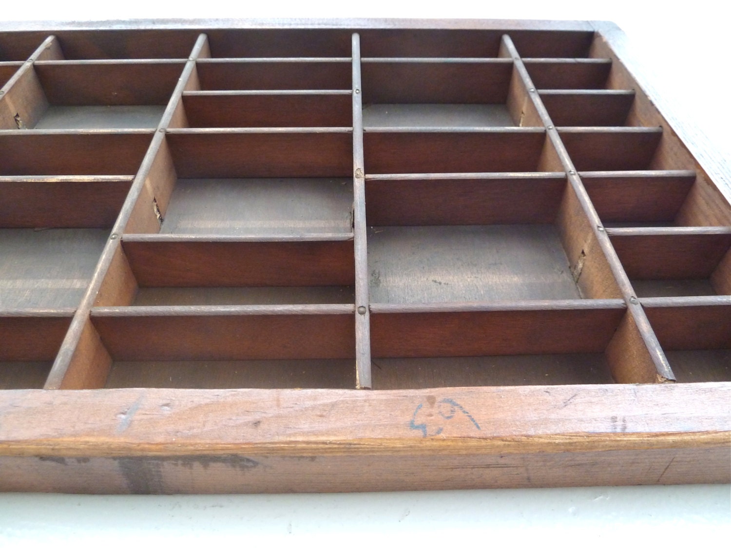 Vintage printers tray letterpress drawer o