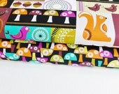 Michael Miller Norwegian Woods and Scandi Mushrooms Forest Fabric Duo 2 yards total