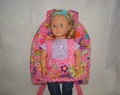 Doll Carrier in Flower Power Pink