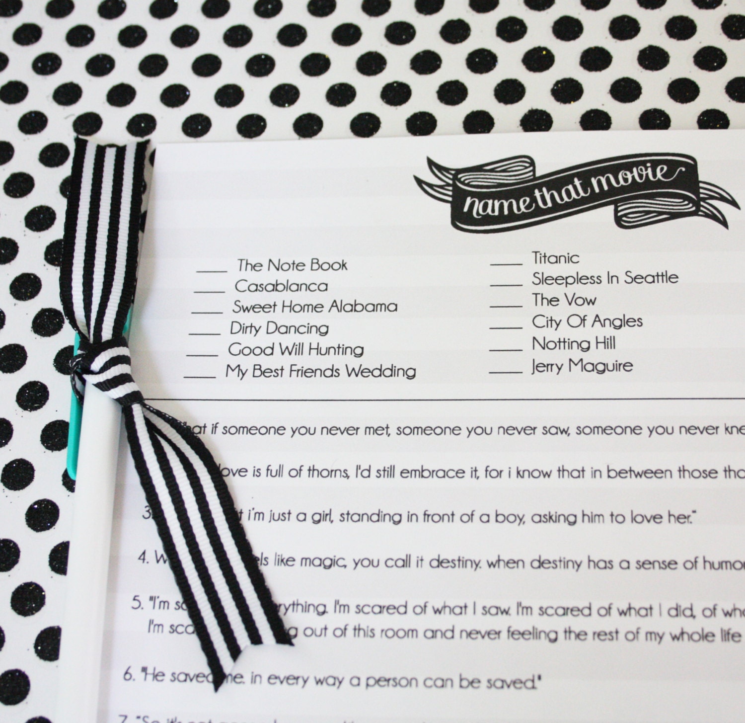 Printable Bridal Shower Game 3 Pack