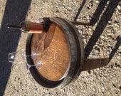 Wine Barrel End Table 17"