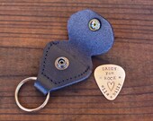 Personalized Copper Guitar Pick -TOP SELLER- Custom Guitar Pick, Perfect Gift for Guitar Player, Groomsmen Gifts, Teacher, Father's Day