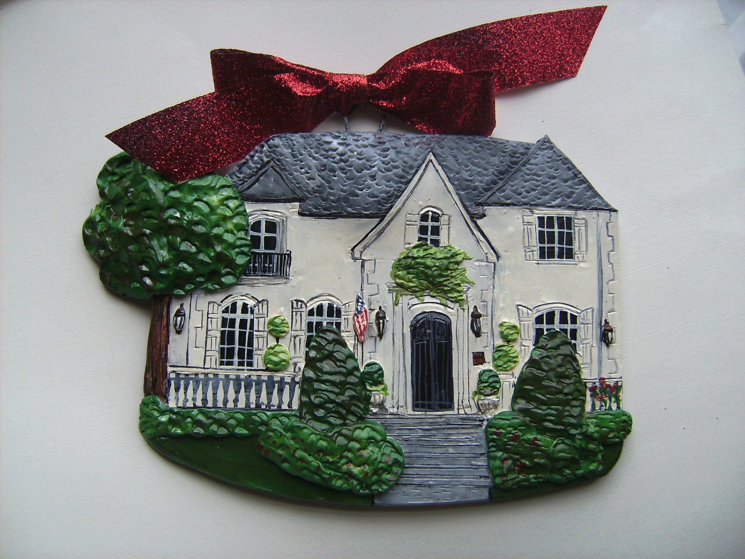 Custom Listing for cgomez  - two Custom House Ornaments- a cherished keepsake of your home